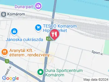 Nana Bisztró & Pizzéria Komárom a térképen