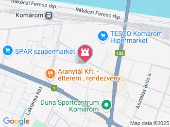 Szent István-templom Komárom a térképen