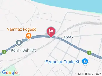 Vámház Fogadó Komárom a térképen