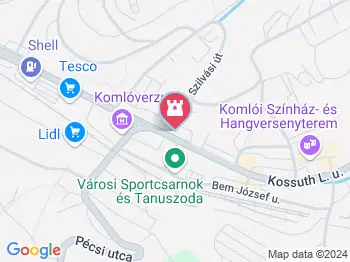 Komlói Természettudományi Gyűjtemény Komló a térképen