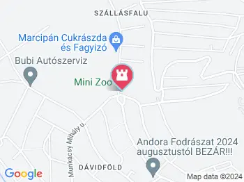 Mini Zoo Komló a térképen