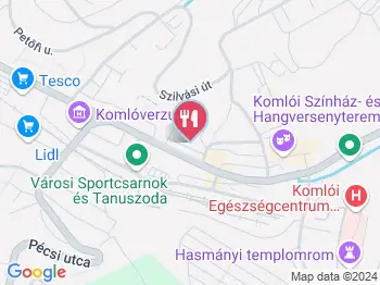 Mosoly Gombóc Cukrászda Komló a térképen