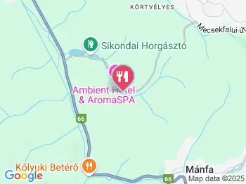 Ambient Hotel étterme Komló a térképen