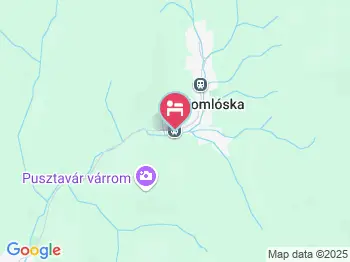 Sólyomvár Panzió Komlóska a térképen