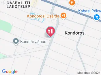 Gulyás Falatozó Kondoros a térképen