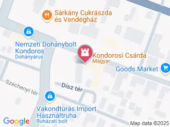 Kondorosi Csárda Múzeum Kondoros a térképen