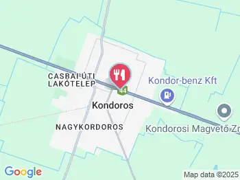 Korona Étterem és Söröző Kondoros a térképen