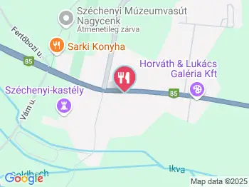 Diana Étterem Kóny a térképen