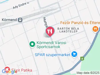 Kónya Kávéház és Étterem Körmend a térképen