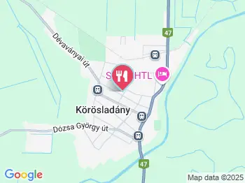 Éva Presszó Körösladány a térképen