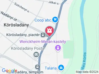Helytörténeti Gyűjtemények Háza Körösladány a térképen