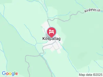 Málnáskert Vendégház Kóspallag a térképen