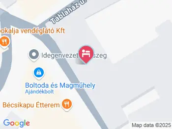 Hotel Benedict Kőszeg a térképen