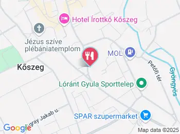 Bleona Pékség Kőszeg a térképen