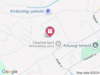 Chernel-kert Kőszeg a térképen