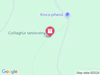 Csillaghúr tanösvény Kőszeg a térképen