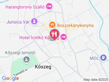 Csokiszeg Kőszeg a térképen