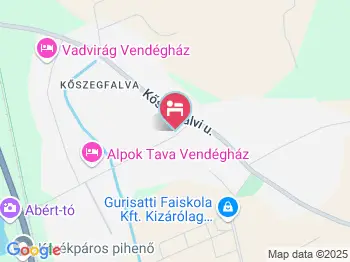 Fecskefészek Vendégház Kőszeg a térképen
