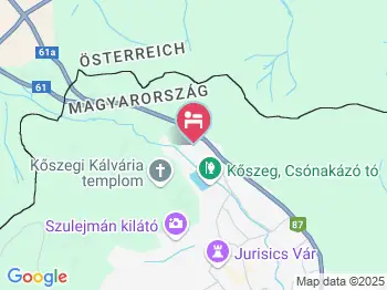 Fortuna Apartman Kőszeg a térképen