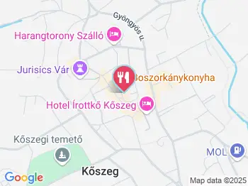 Garabonciás Pizzéria Kőszeg a térképen