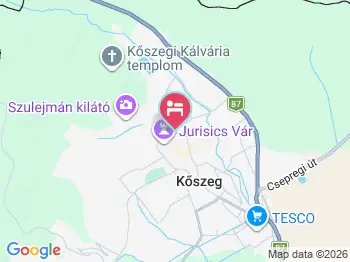 Harangtorony Szálló Kőszeg a térképen