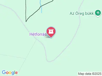 Hétforrás Kőszeg a térképen