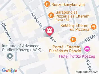 Hősök Tornya Kőszeg a térképen