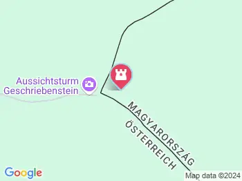 Írott-kő Kőszeg a térképen