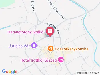 Izraelita Zsinagóga Kőszeg a térképen