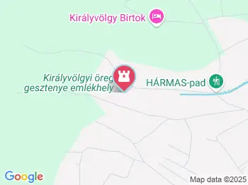 Királyvölgyi öreg gesztenye emlékhely Kőszeg a térképen