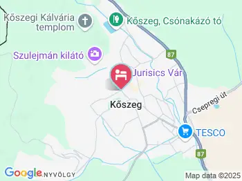 Kóbor Macska Fogadó Kőszeg a térképen