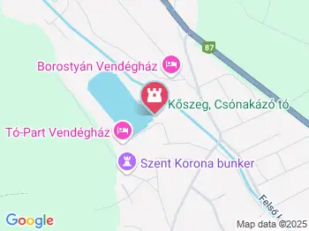 Kőszegi Csónakázó-tó Kőszeg a térképen