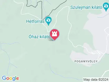 Óház-kilátó Kőszeg a térképen