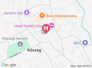 Soproni Sütöde Kőszeg a térképen