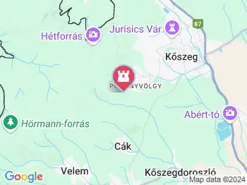 Szabó-hegy Kőszeg a térképen