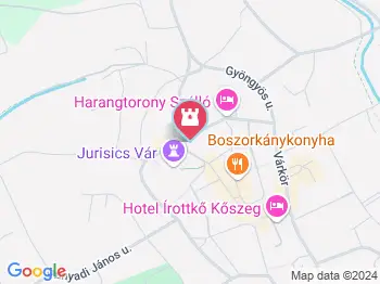 Szent Donátusz Kőszeg a térképen