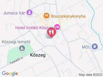 Tóth Pincészet Kőszeg a térképen