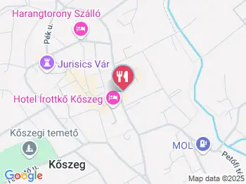 Várkör Cukrászda Kőszeg a térképen