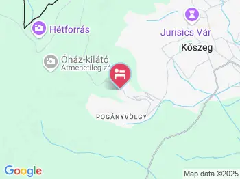 Vivi Vendégház Kőszeg a térképen