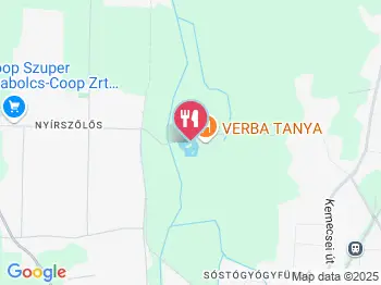Verba Tanya Panzió étterme Kótaj a térképen