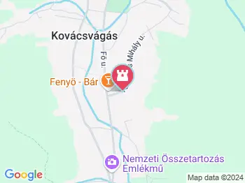 Hét vezér Kovácsvágás a térképen