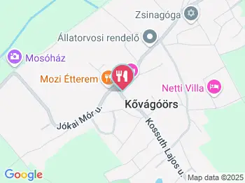 Andriska Pékbisztró Kővágóörs a térképen