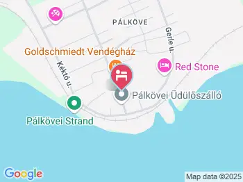Goldschmiedt Vendégház Kővágóörs a térképen