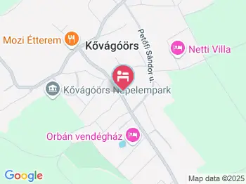 Kővágó Panzió Kővágóörs a térképen