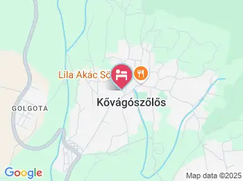 Négy Évszak Vendégház Kővágószőlős a térképen