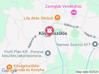 Zsongor-kő Kővágószőlős a térképen