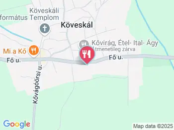 Káli Art Inn étterme Köveskál a térképen