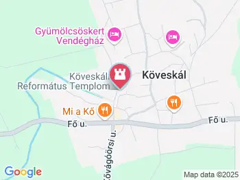Köveskáli Református Templom Köveskál a térképen