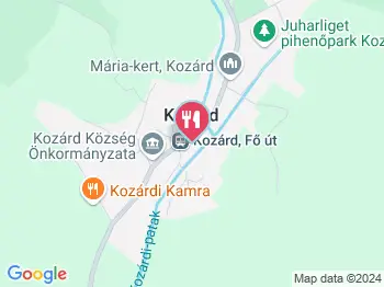 Vadvirág Étterem Kozárd a térképen