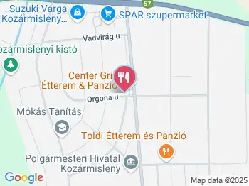 Center Grill Étterem Kozármisleny a térképen